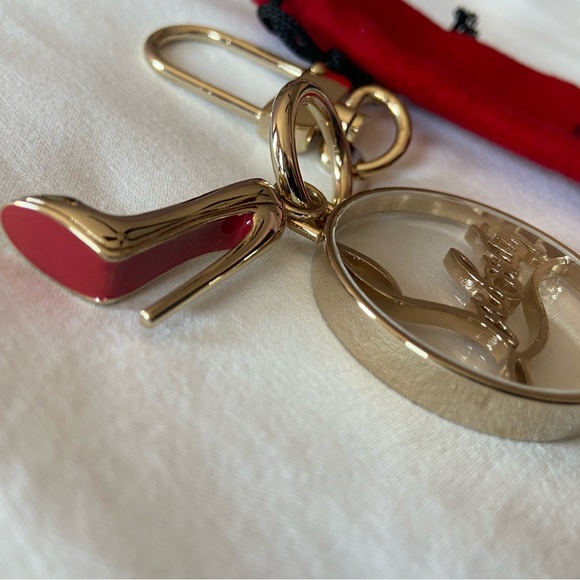 Louboutin purse charm/keychain Authentic not copy, classy as yourself. (No tags - Picture 10 of 13
